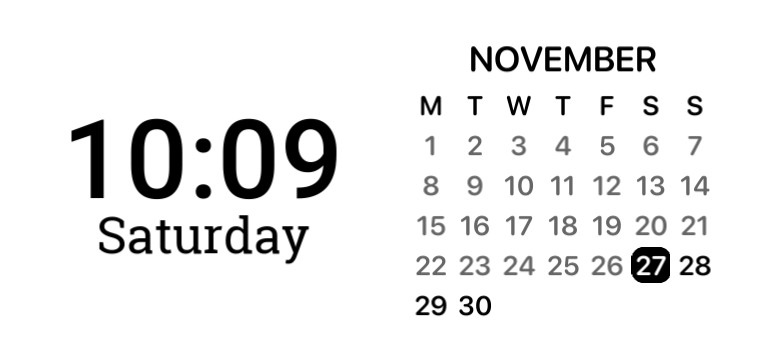 widget time