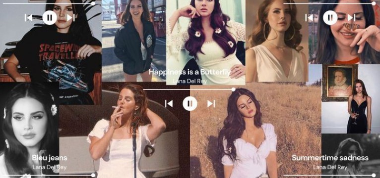 lana del rey collage