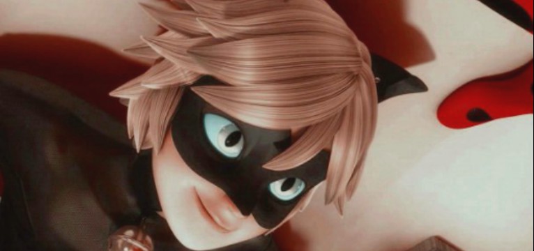 Cat Noir and Moon