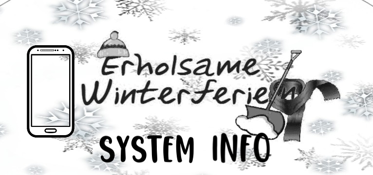 System Info Winterferien 