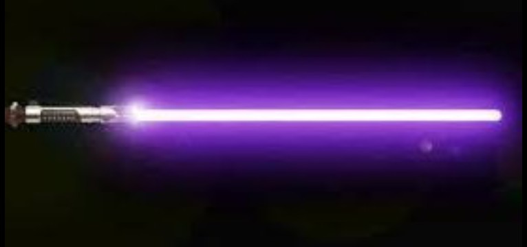 Purple lightsaber
