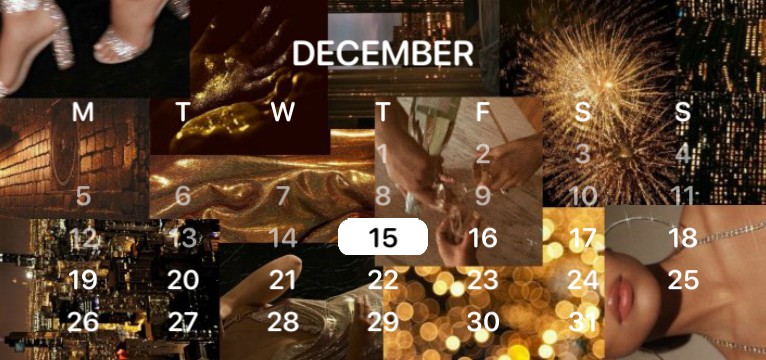 vintage calender 