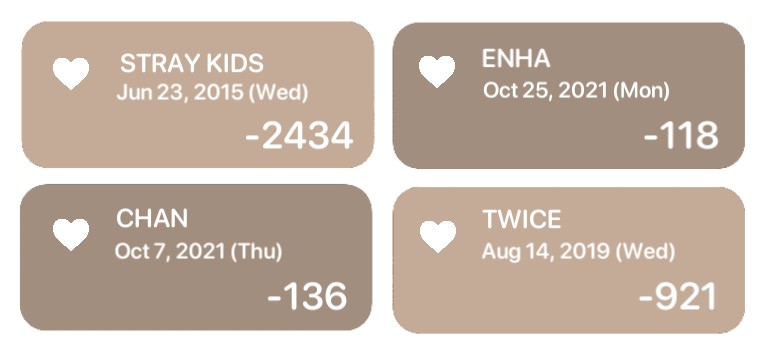 thedaybefore widget ios