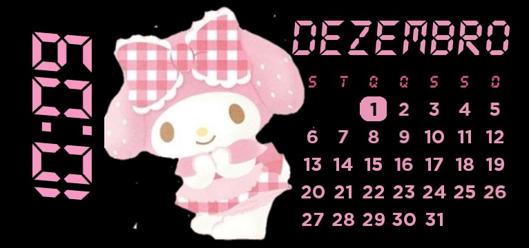 Calendrio Kawaii My Melody