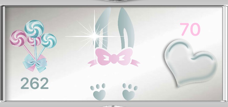 Herz Widget Ostern Hase