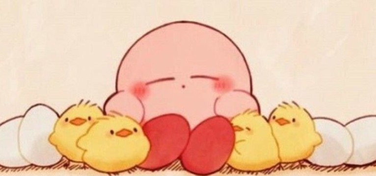 Chickens with Kirby 