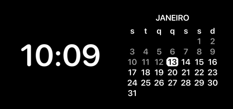widget calendrio