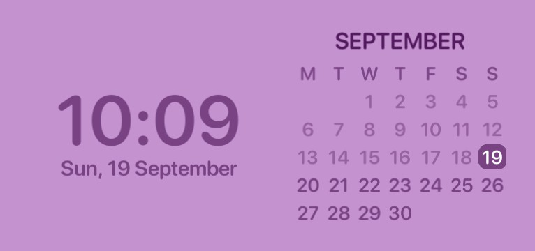 date widget