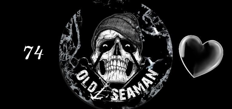 Herzschlag Old Seaman Skull  