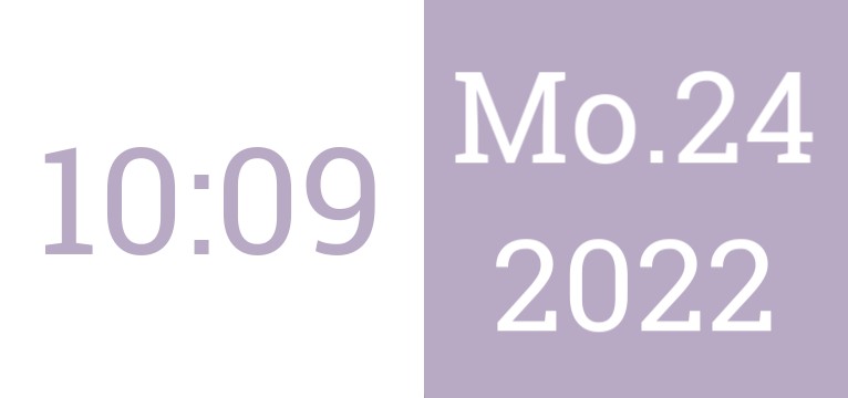 white+purple widget