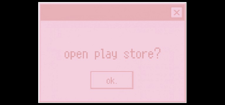 Open play store pink