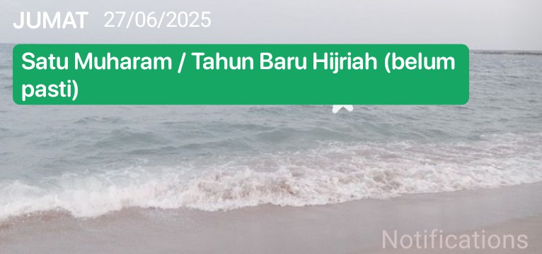 Beautiful notification widget for girls