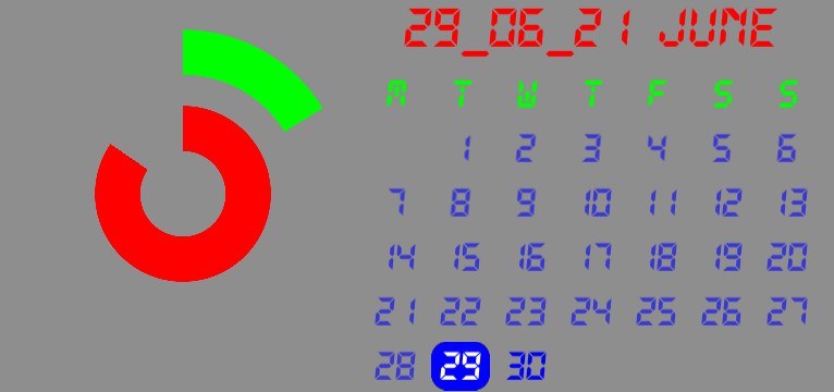Calendar+clock