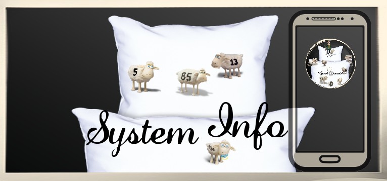 System Info Sweet Dreams 