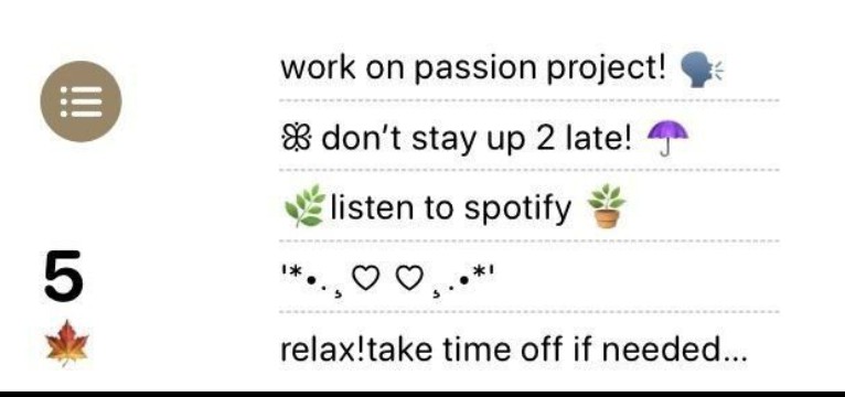 Reminders