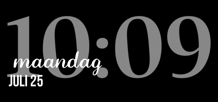 time and date