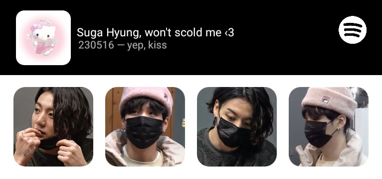 spotify, yoonkook black & pink Copy