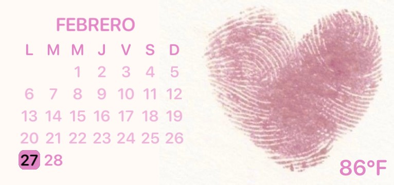 calendario amor 
