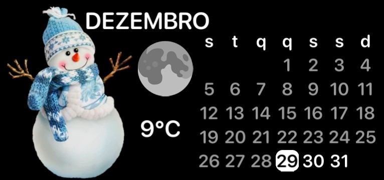 Calendario Ano Novo