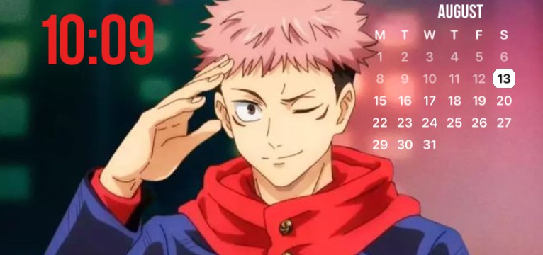 Jujutsu Kaisen Clock and Calender