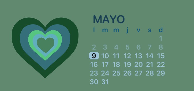 green calendar
