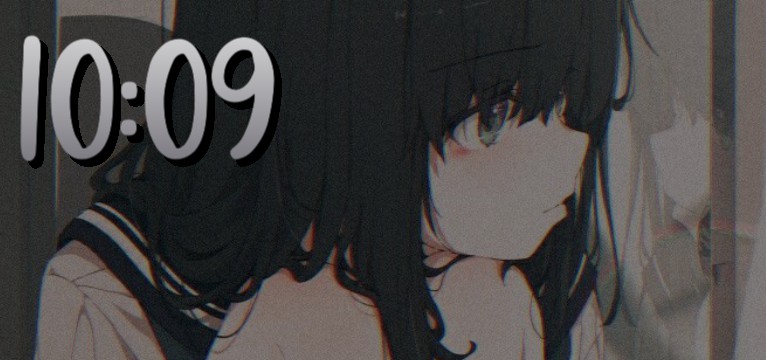 simple anime girl widget
