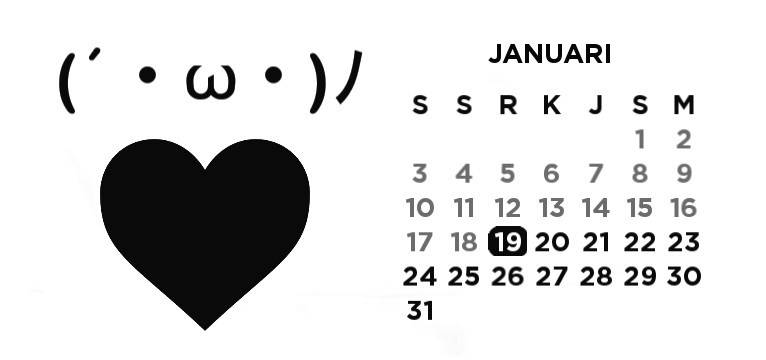 widget calendar
