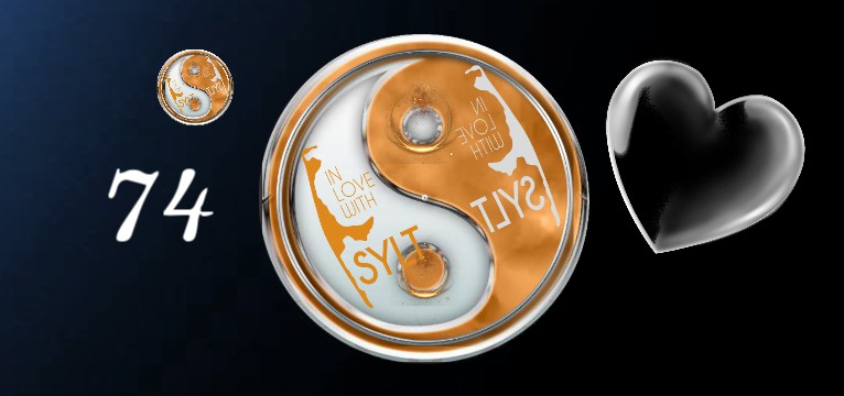 Herz Sylter Yin Yang  