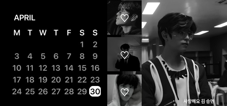 calendar kim seungmin