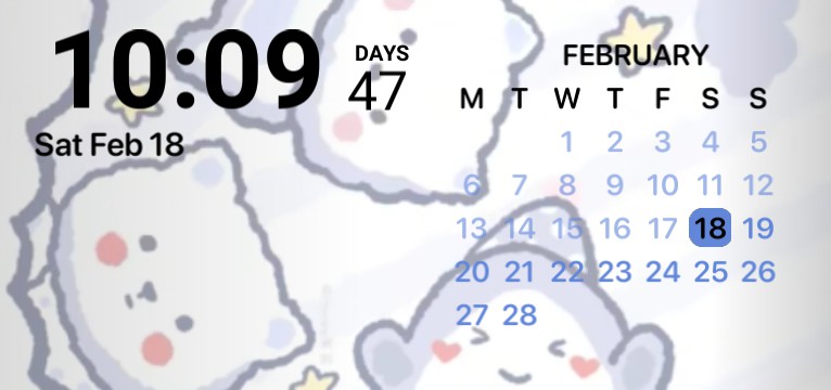 blue sky widget
