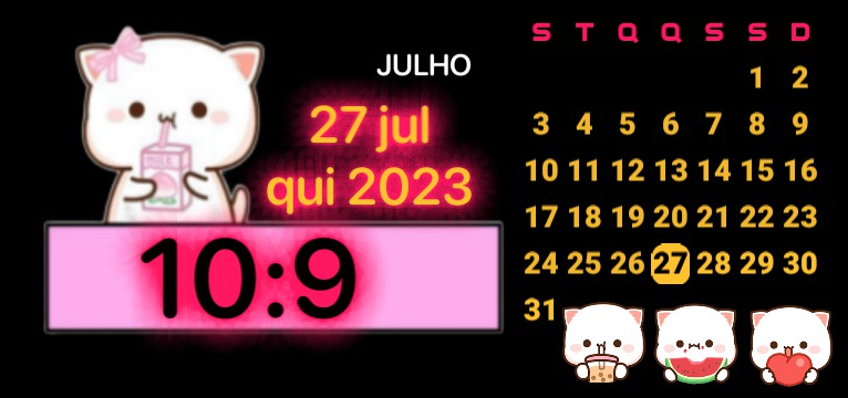widget calendrio