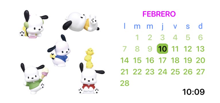 colorfull calendar