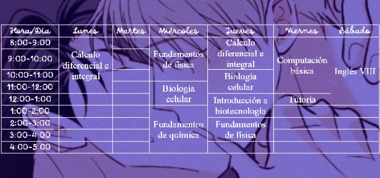 horario