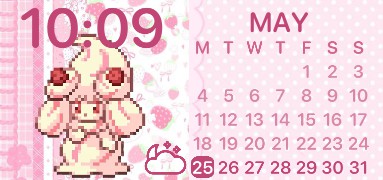 Alcreamie Pokemon Pink kawaii cute Copy