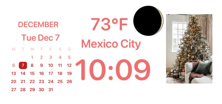 Christmas widget