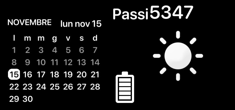 personal widget 
