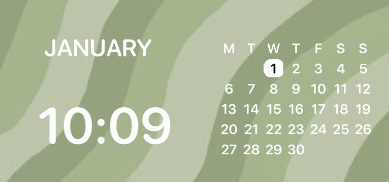 Sage green calendar Copy