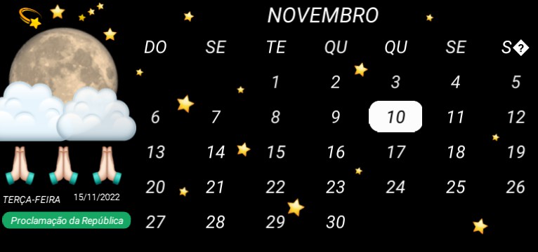 calendary widget