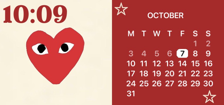 red widget 