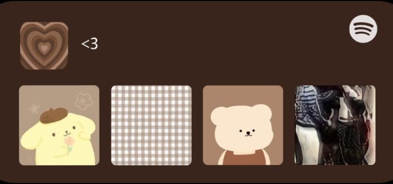 brown widget banner spotify 