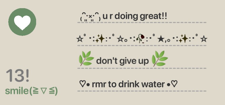 reminders green 