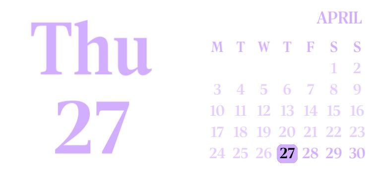 calendar baby purple