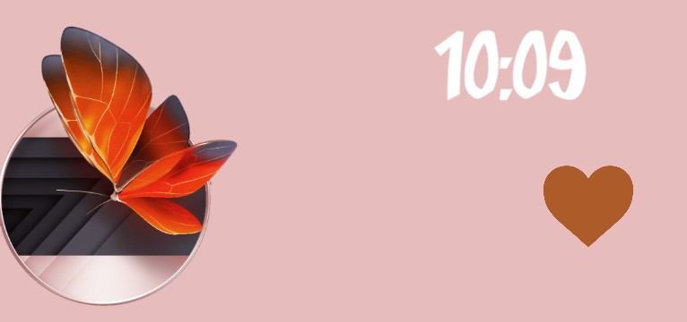 Clock butterfly