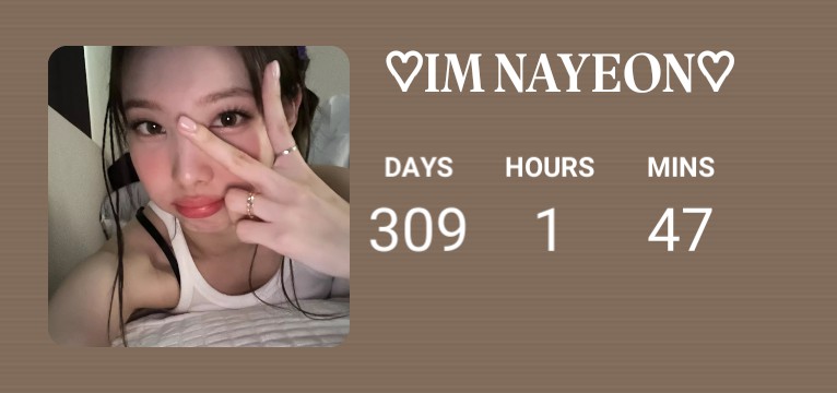 Nayeon birthday countdown
