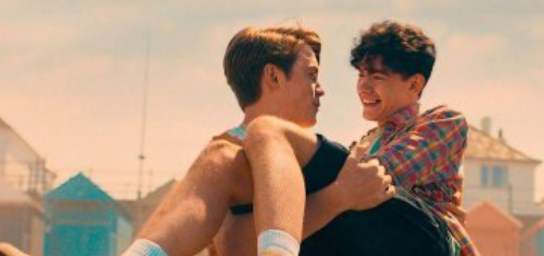 Nick and Charlie at the beach