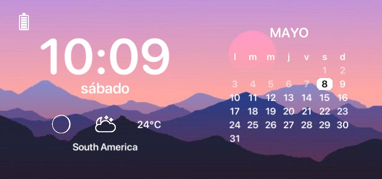 Calendar and hour 