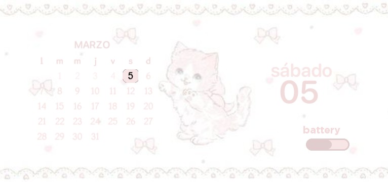 coquette calendary
