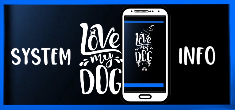 System Dark blue Love DOG 