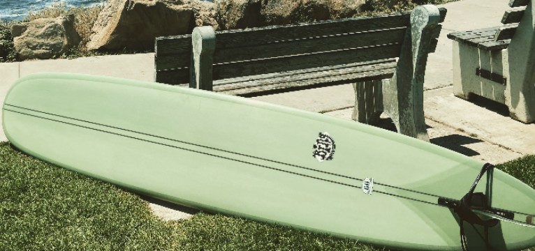 aesthetic green surfboard widget
