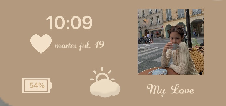 cream coffee widget Copy